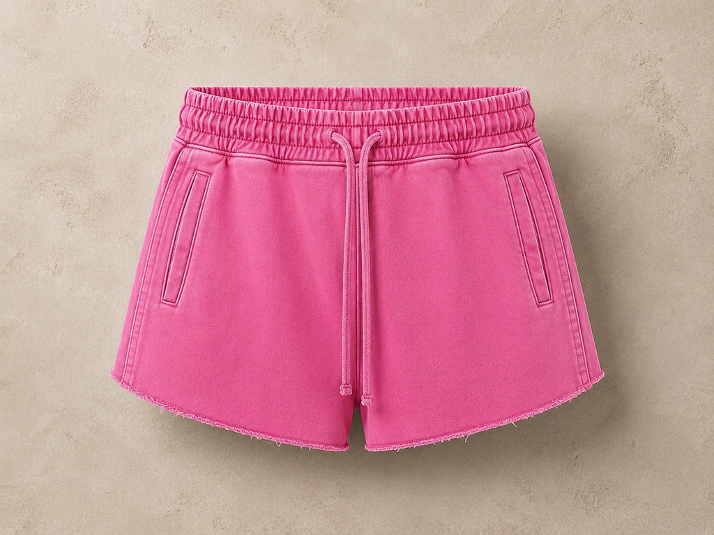 Raw Hem Mini Shorts