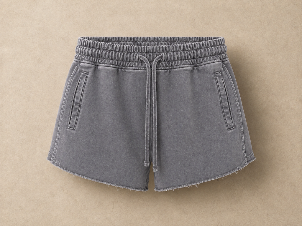 Raw Hem Mini Shorts