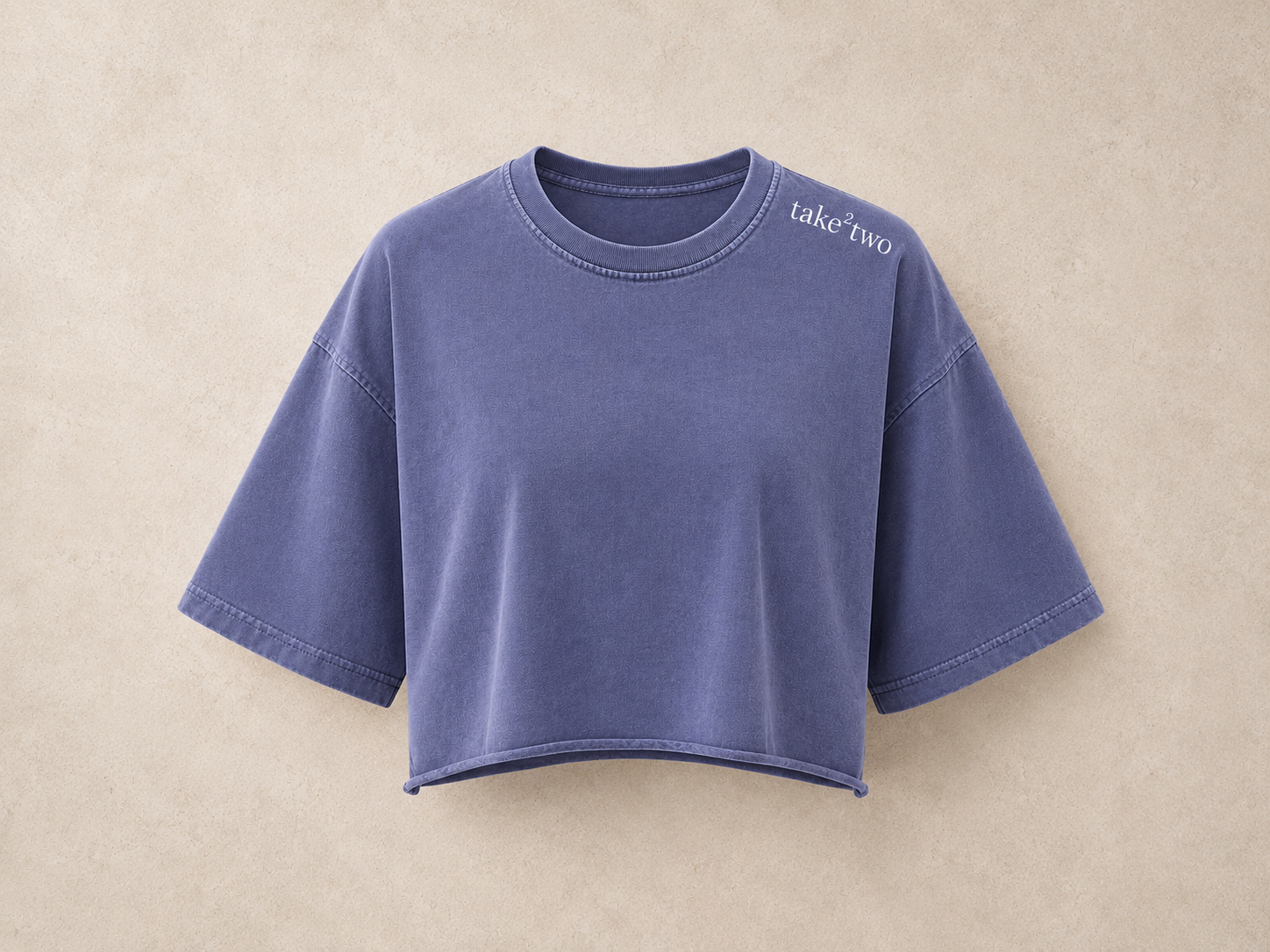 Raw Hem Crop Tee