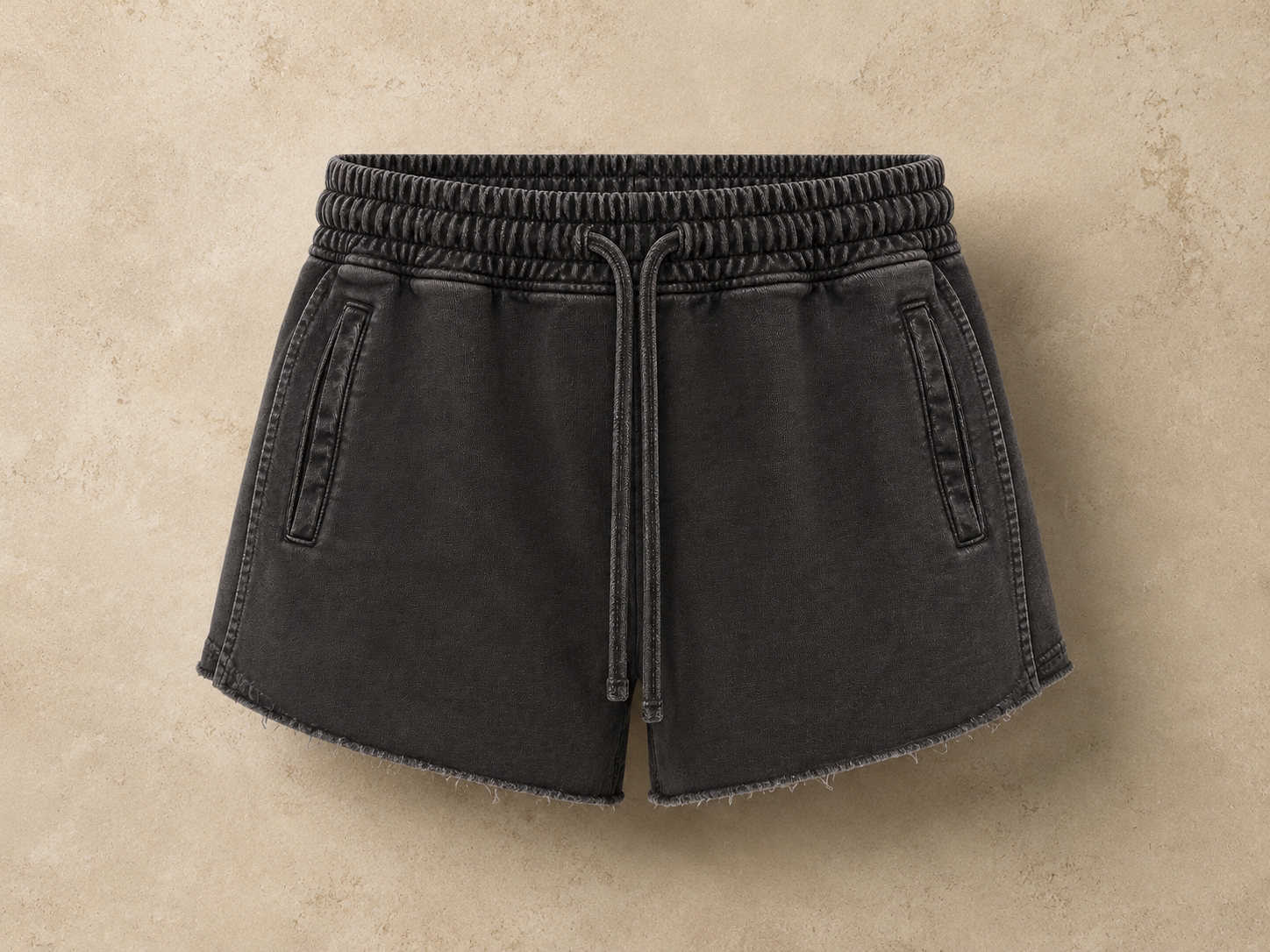 Raw Hem Mini Shorts