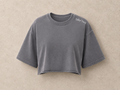 Raw Hem Crop Tee
