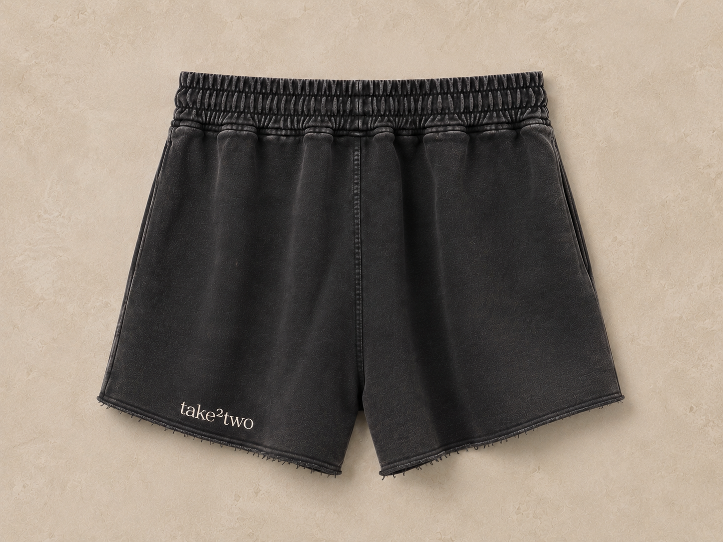 Raw Hem Mini Shorts
