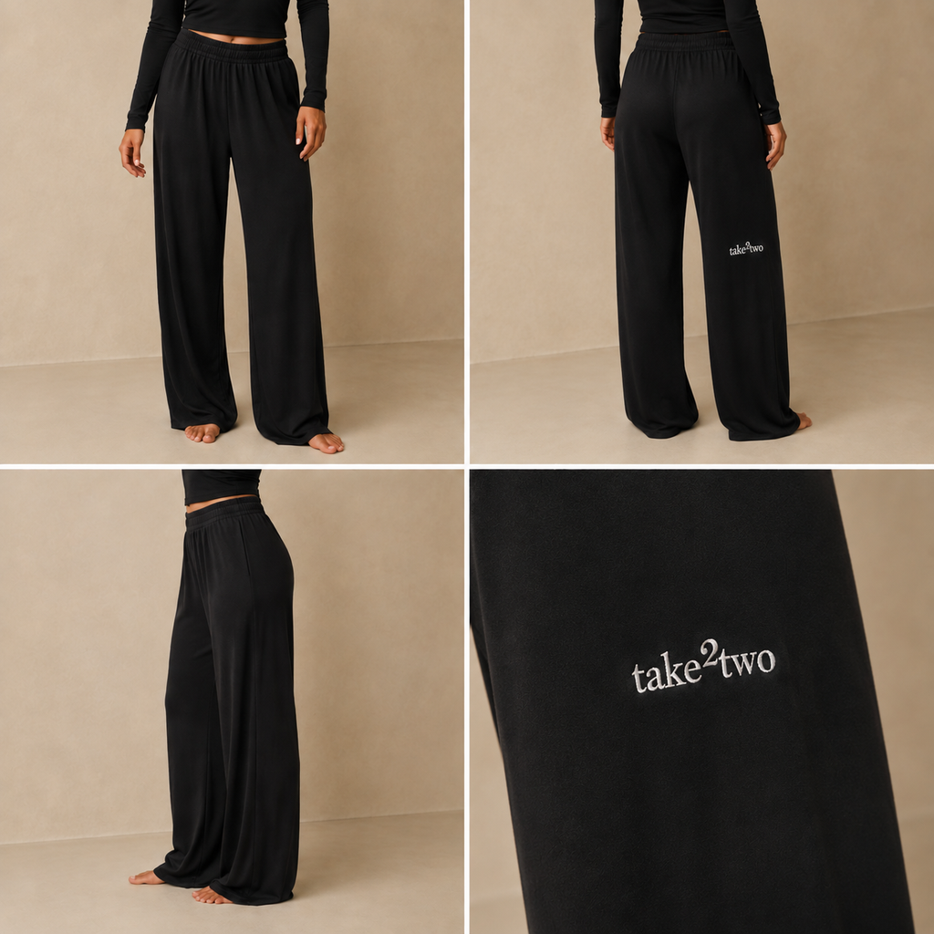 Flowy Ribbed Pants